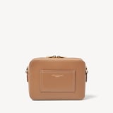 Camera Crossbody Caramel Soft Saffiano