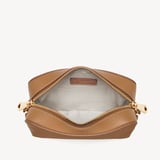 Camera Crossbody Caramel Soft Saffiano