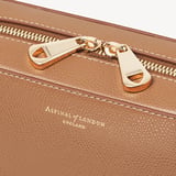 Camera Crossbody Caramel Soft Saffiano