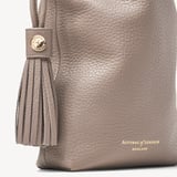 Soho Crossbody Pouch Moleskin Milled Pebble