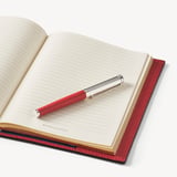 A5 Refillable Journal & Pen Set Cardinal Red Pebble