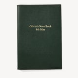A4 Refillable Luxury Journal Alpine Pebble with Soft Suede Lining