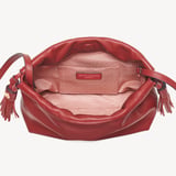 Soho Large Crossbody Pouch Ruby Red Nappa