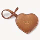 Puffy Heart Charm Caramel Soft Saffiano