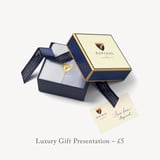 Feather Bangle Navy Enamel & 18ct Gold Plated