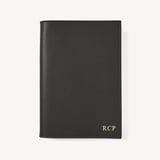 A5 Refillable Journal & Pen Set Black Soft Saffiano