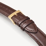 Mayfair® Classic Watch 23ct Gold Plated - Smooth Chocolate
