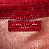Midi Mayfair® Deep Shine Cherry Red Small Croc