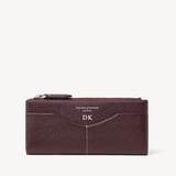 Large Hudson Wallet Wine Milled Pebble