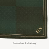 Pure Silk Pocket Square Evergreen Quadrant