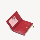Mayfair® Coin & Card Wallet Deep Shine Cherry Red Small Croc