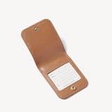 Travel Luggage Tag Caramel Soft Saffiano
