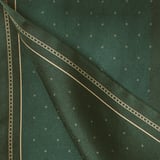 Pure Silk Tassel Scarf Evergreen Quadrant