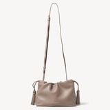 Soho Large Crossbody Pouch Moleskin Milled Pebble