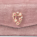 Eliza Clutch Cassis Lizard