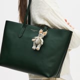 Binky Bunny Keyring Charm Mohair Bunny