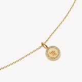 Virgo Zodiac Pendant Necklace Virgo in 18ct Gold Vermeil