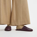 Hudson Travel Slippers Wine Milled Pebble