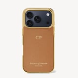 iPhone 17 Pro Case Caramel Soft Saffiano