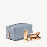 London Makeup Bag Sky Blue Pebble