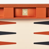 17-inch Backgammon Set Marmalade Pebble