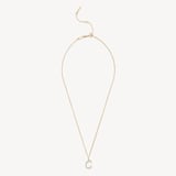 Diamond Initial C Necklace 0.148ct Diamond