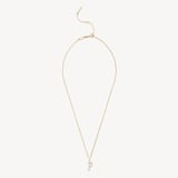 Diamond Initial P Necklace 0.126ct Diamond