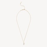 Diamond Initial R Necklace 0.120ct Diamond