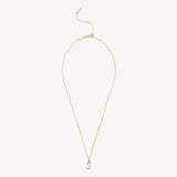 Diamond Initial S Necklace 0.096ct Diamond