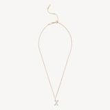 Diamond Initial X Necklace 0.140ct Diamond