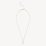 Diamond Initial Z Necklace 0.127ct Diamond