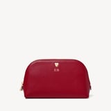 Classic Makeup Case Cherry Red Soft Saffiano