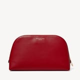 Classic Toiletry Bag Cherry Red Soft Saffiano