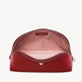 Classic Toiletry Bag Cherry Red Soft Saffiano