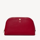Classic Toiletry Bag Cherry Red Soft Saffiano