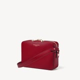 Camera Crossbody Cherry Red Soft Saffiano