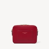 Camera Crossbody Cherry Red Soft Saffiano