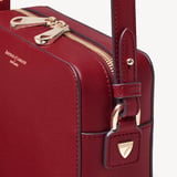 Camera Crossbody Cherry Red Soft Saffiano