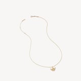 Diamond Bee Pendant Necklace 0.237ct White Sapphire & Citrine