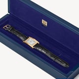Mayfair® Classic Watch 23ct Gold Plated - Deep Shine Black Croc