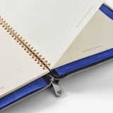 Executive A4 Zipped Padfolio Black Saffiano