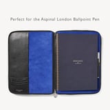 Executive A4 Zipped Padfolio Black Saffiano