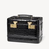Vanity Case Deep Shine Black Croc