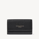 Business Card Holder Black Milled Pebble