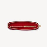 Pencil Case Deep Shine Cherry Red Small Croc