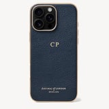 iPhone 16 Pro Max Case Navy Pebble