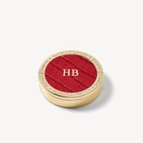 Foldable Handbag Hook Deep Shine Cherry Red Small Croc
