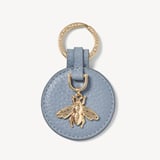 Bee Keyring Sky Blue Pebble