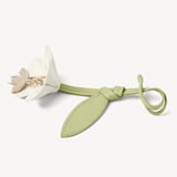 Wildflower & Bee Charm Chalk White Pebble
