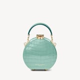 Micro Hat Box Willow Patent Croc